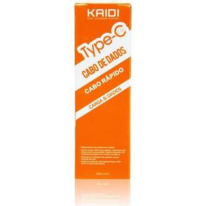 Cabo Kaidi Dados Type C Carrega Rápido Fast KD TC30