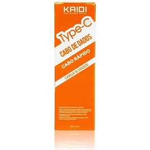 Cabo Kaidi Dados Type C Carrega Rápido Fast KD TC30