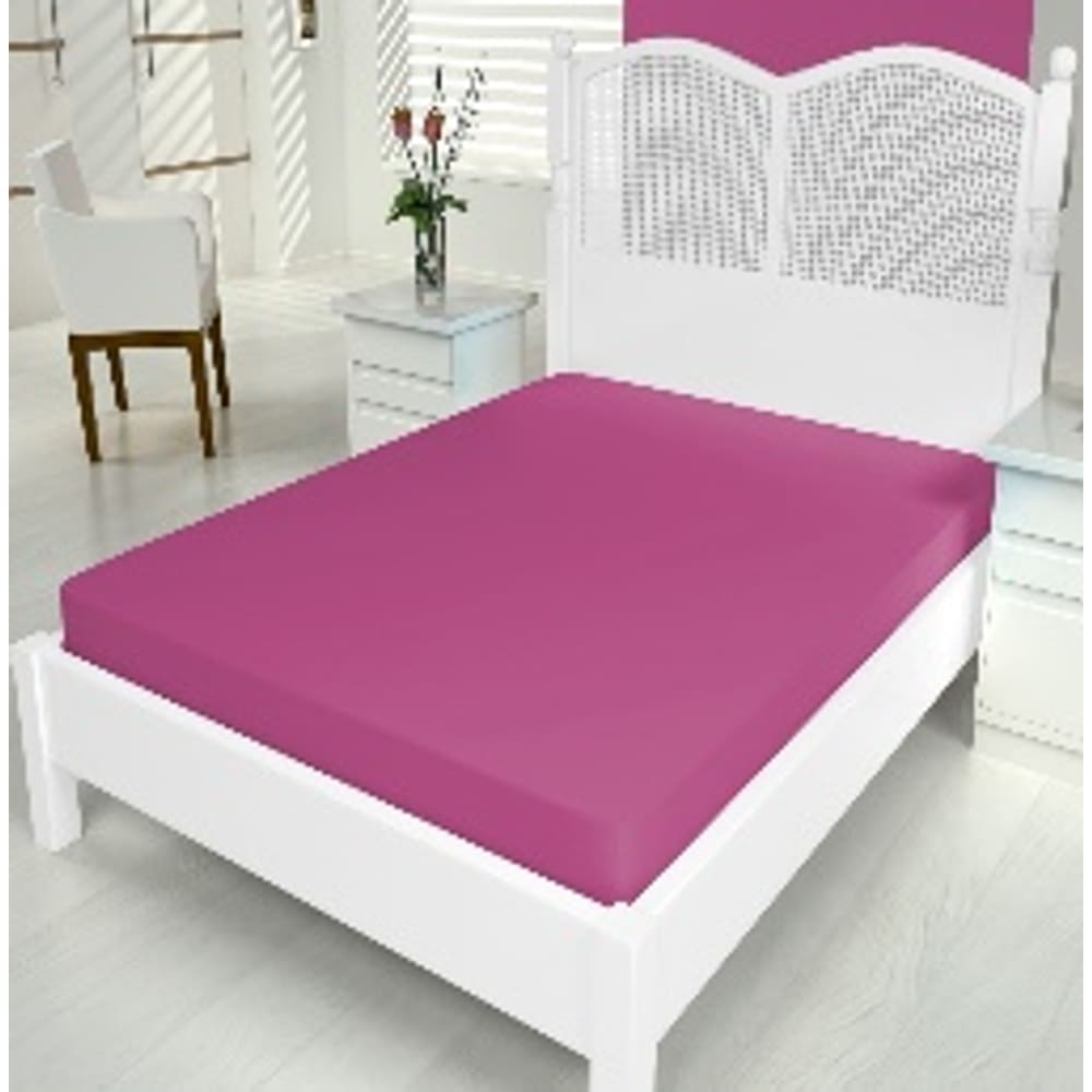 Lençol Micropercal King 01 Peça Pink