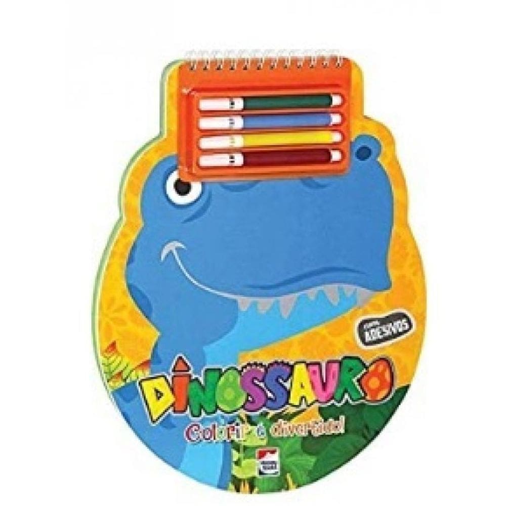Livro Colorir E Divertido Dinossauro