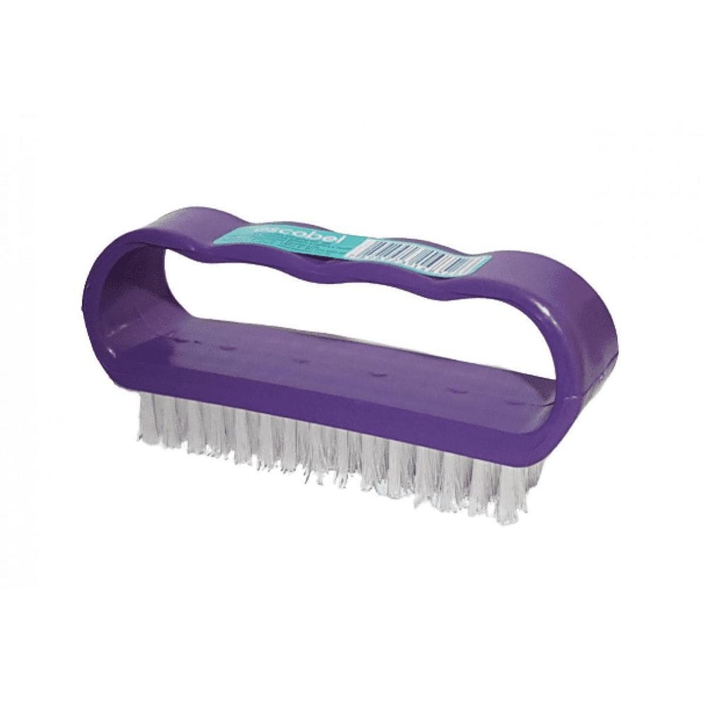 Escovinha Marca Limpeza de Unha 9,5cm - Cerdas Macias - Roxo