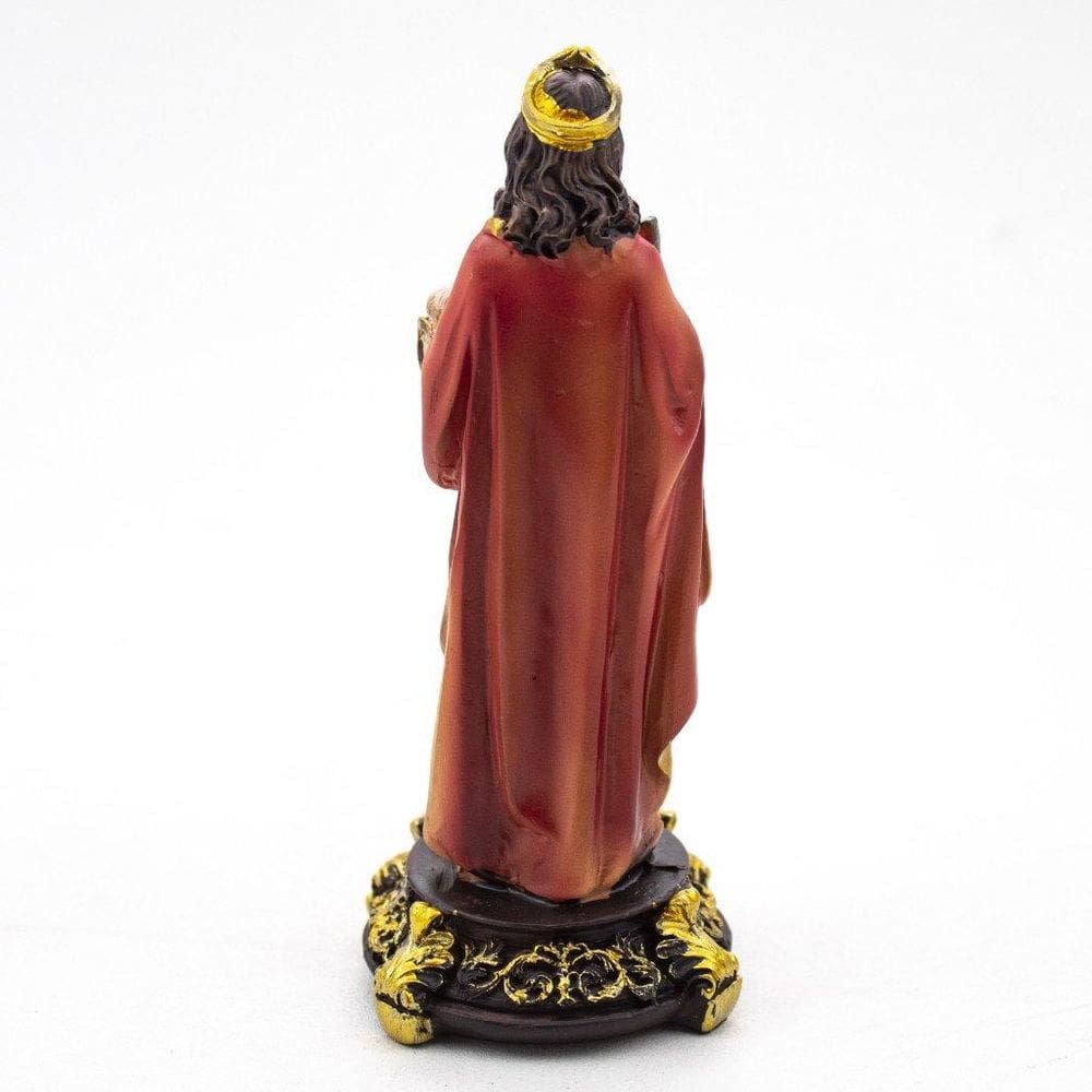 Imagem Santa Inês Importada Resina 12,5 Cm