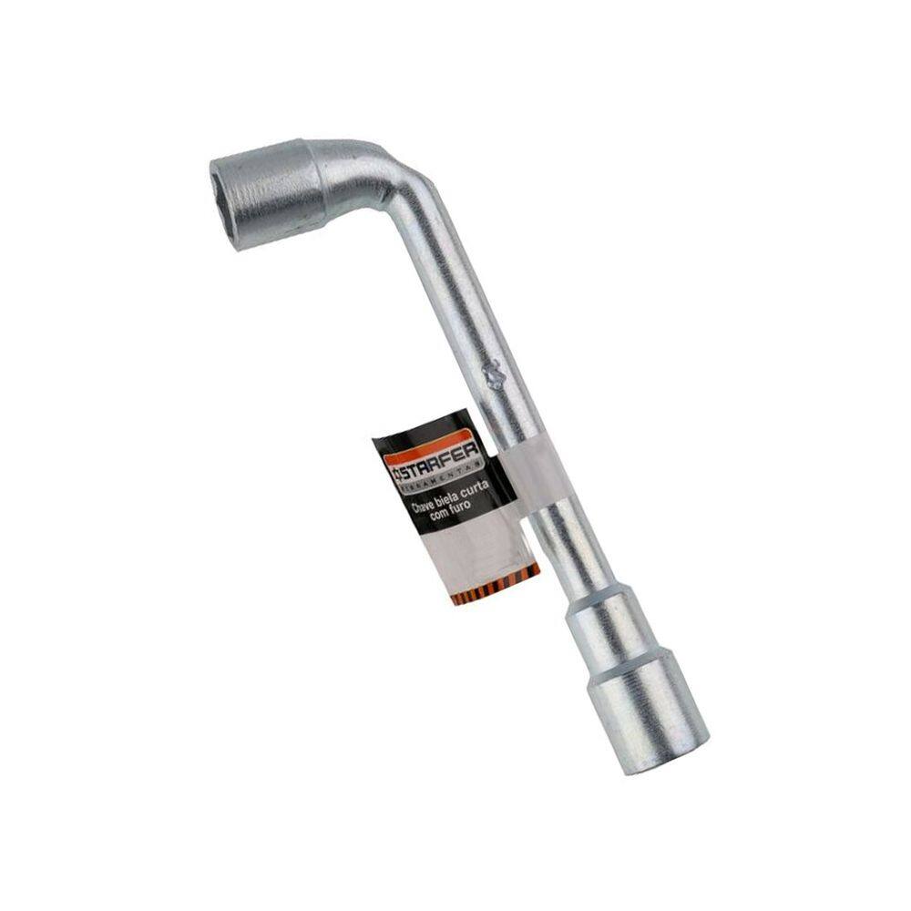 Unitária Chave Biela Curta Com Furo Em Aço 14Mm Starfer