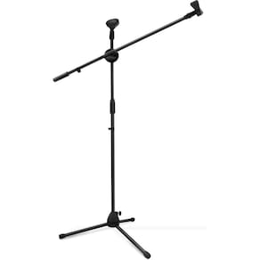 Pedestal Profissional Duplo Para Microfone - F32 - 1 Unidade