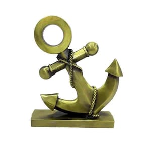Miniatura Decorativa Âncora 18 cm Base Decoração Praia