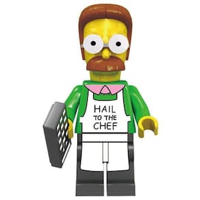 Personagem Flanders Bonecos Blocos De Montar The Simpsons
