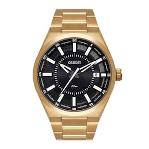 Relógio Masculino Dourado Orient Mgss1225 G1Kx