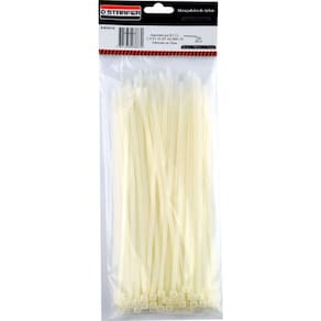 Abraçadeira Nylon Branca 140 X 3,6 Starfer Com 100 Un