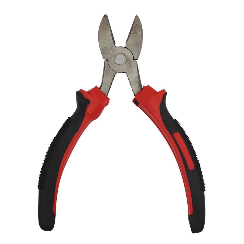 Alicate de Corte Diagonal Western Preto e Vermelho 6,5