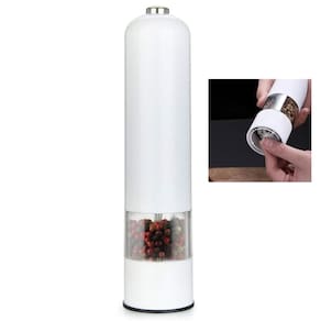 Moedor Eletrico Tempero Sal Pimenta Condimento Cardamomo Cozinha Preparo Triturador Automatico Receita