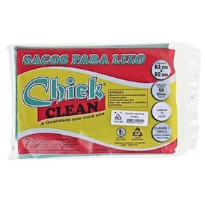 Saco Para Lixo 50L Pct Com 10