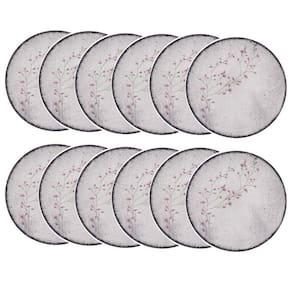 Prato Raso de Porcelana Decorada Floralis 25cm 12un - Tramontina 96580/080