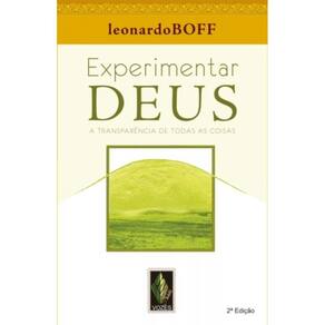 Experimentar Deus - A Transparência De Todas As Coisas