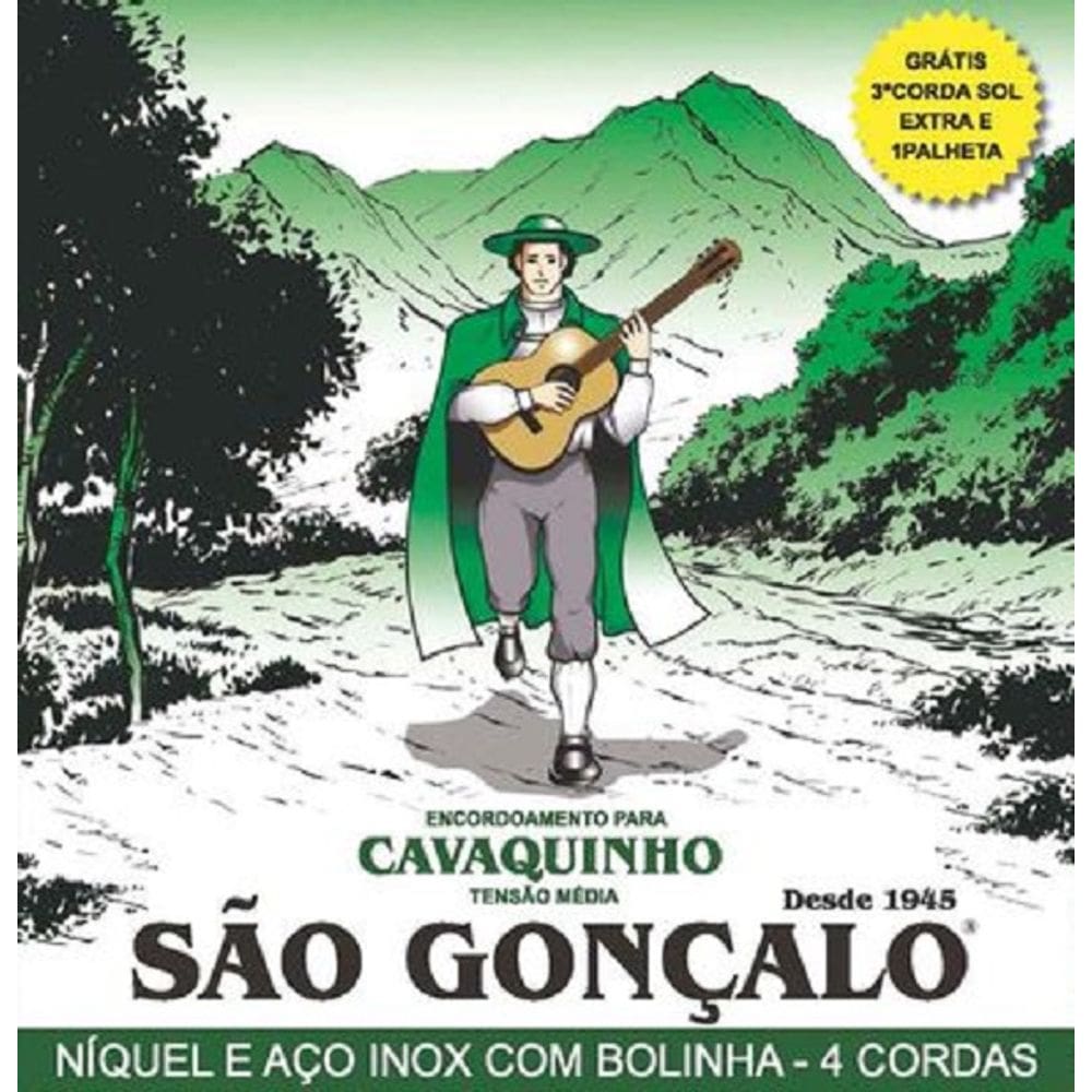 Encordoamento Níquel Bolinha Cavaco São Gonçalo