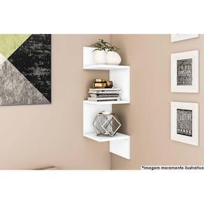 Prateleira de Quarto AM 3079 Branco - Movelbento