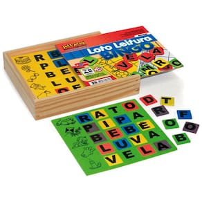Loto Leitura 105 Peças Em E.V.A. Brinquedo Educativo