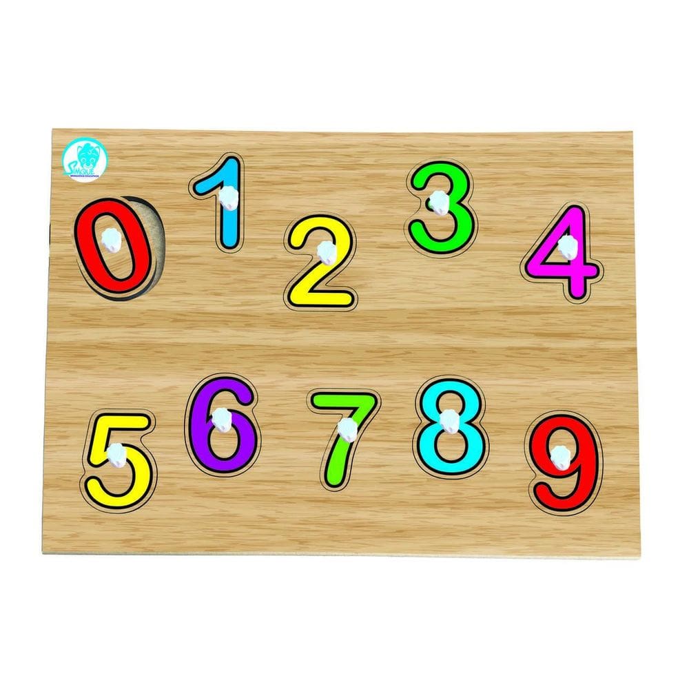 Quebra Cabeça Com Pinos Numerais