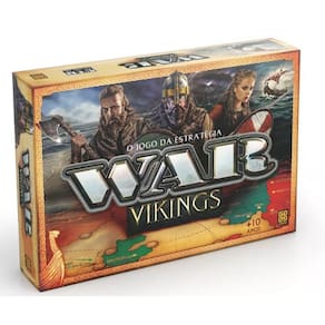 WAR Vikings - Estratégia com Tabuleiro - 10+ anos