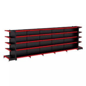 Gondola Centro 170 Fit Ate 5 Metros 2 Ponta Preto 60b Pe Vermelho