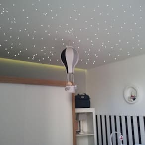 Kit Noite Estrelada 500 Fibra Ótica Efeito Estrelado Rgb
