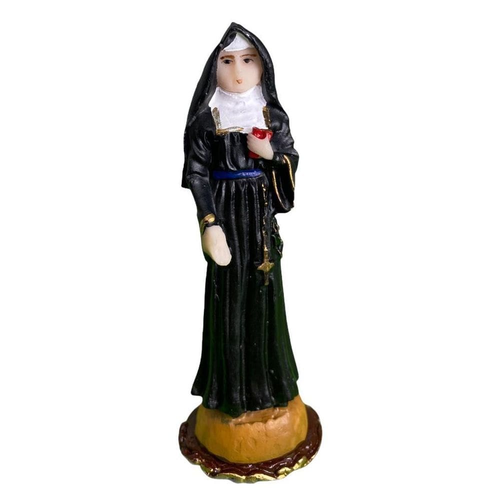 Escultura Santa Madre Paulina 7 Cm Em Resina