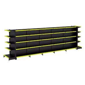 Gondola Centro 170 Fit Ate 5 Metros 2 Ponta Preto 60b Pe Amarelo