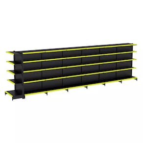 Gondola Centro 170 Fit Ate 6 Metros 1 Ponta Preto 65b Pe Amarelo