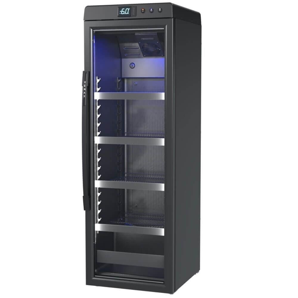 Expositora Cervejeira Venax EXPVQCB 200L Craft Beer Porta Com Vidro Duplo Preto Fosco 127V 32538