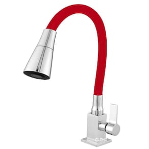 Torneira Cozinha Mesa Quadrada 4169 Gourmet Red/Cr C-65