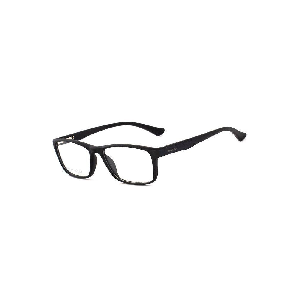Óculos Armação Masculino Kallblack Am1026 Preto Grafite