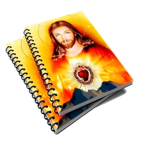 Caderno Universitário 96 fls Pers. Sagrado Coração De Jesus