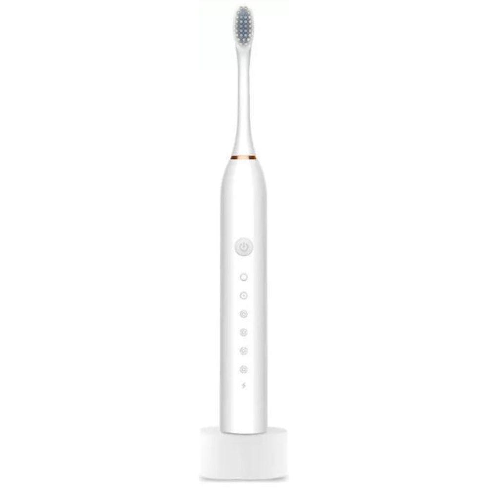 Escova Dental Elétrica 6 Funções Macia Recarregável Usb
