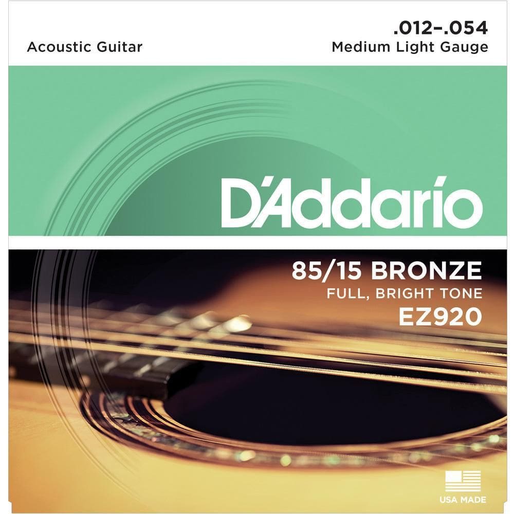 Encordoamento D`Addario - Violão Aço Ez920 12/54 - Ec0204