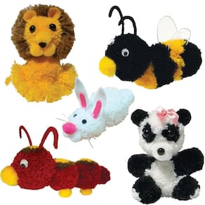 Kit Pompom Animais - Kits For Kids