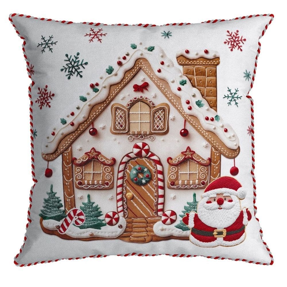 Almofada Natalina Cordone Casa Candy 445502 43x43cm Belchior