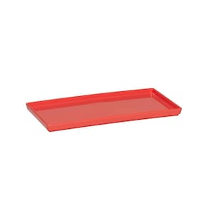 Prato Square Vemplast 13,5X27 Tendências Polipropileno Coral