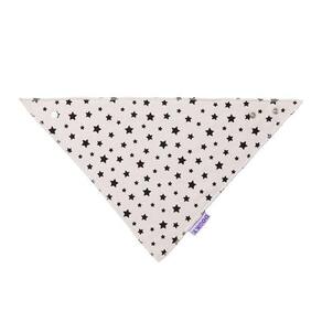 Bandana Dooky Para Bebês - Bege Estampa Estrelas