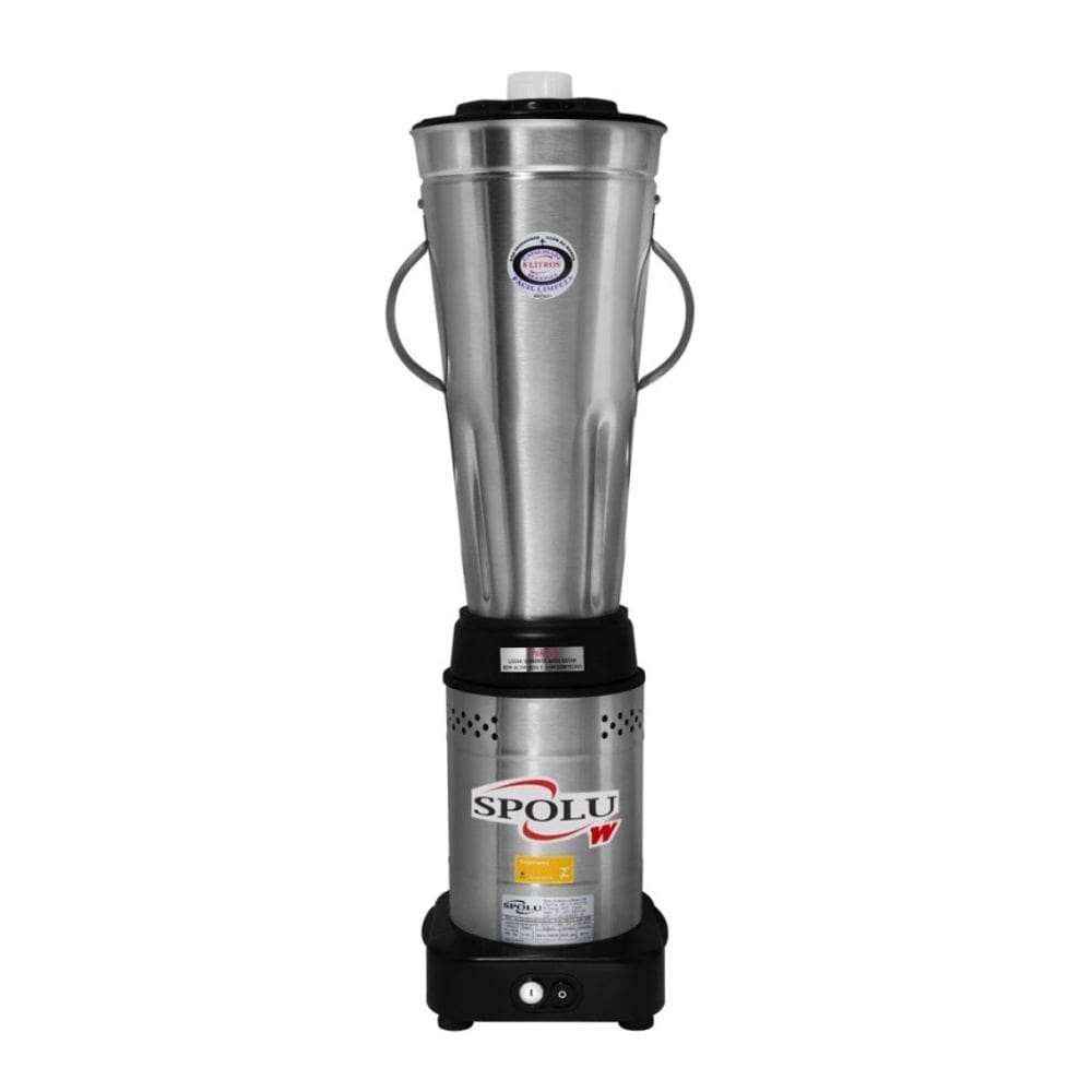 Liquidificador Industrial Baixa Rotação Spolu Inox 6 Litros Bivolt SPL-050W