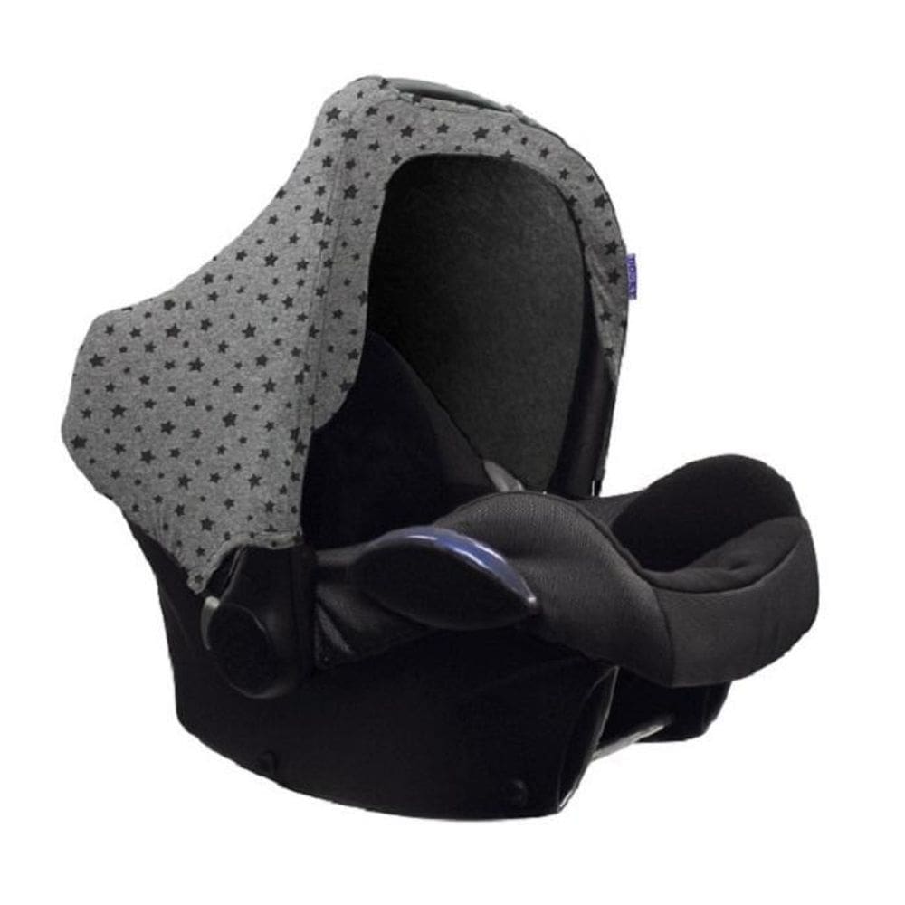 Capota Dooky Estrelas Cinza - Proteção UV 40+ - Universal
