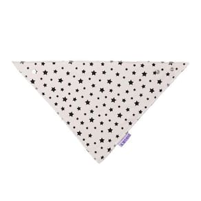 Bandana Dooky Para Bebês - Bege Estampa Estrelas