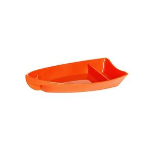 Barco Sushi Vemplast P 600Ml Linha Tropical Laranja
