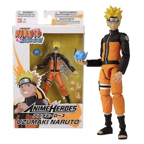 Boneco Naruto Uzumaki Anime Heroes 15 Cm Bandai - F0051-1