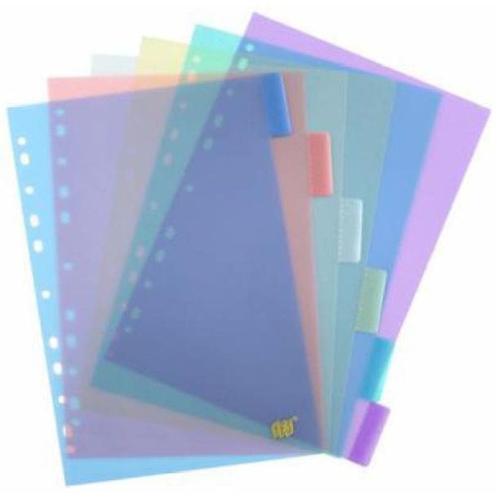 Divisória Colorida Ofício 12 Projeções Com Visor 12Intb-