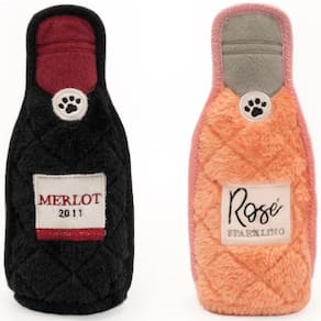 Pelucia Com Apito Z-Stitch Happy Hour Crusherz Pack 2 ZippyPaws Para Cães - Merlot e Rosé