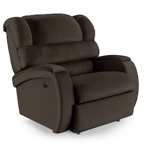 Poltrona do Papai Reclinável Napoli Power Elétrica PU Marrom FH1 - D`Rossi
