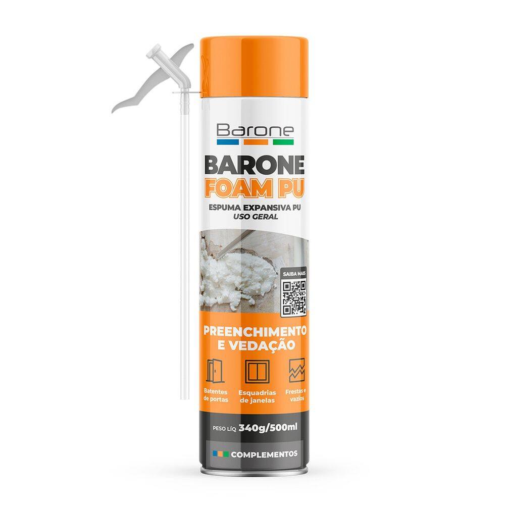 Baronefoam Espuma Pu Uso Geral Multi 500ml/340g Champanhe