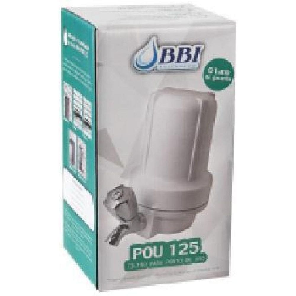Filtro 125 Branco - F125BR POU 5 - Carvão ativado