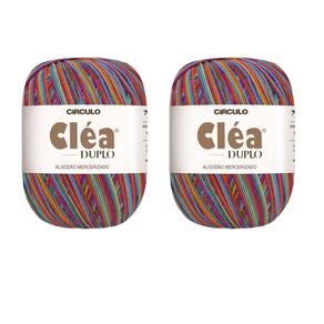 2 Fios Circulo Cléa Duplo 8/4 Com 100g Croche - Cor 9278 - Lhama