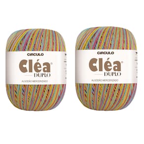 2 Fios Circulo Cléa Duplo 8/4 Com 100g Croche - Cor 9976# - Parque