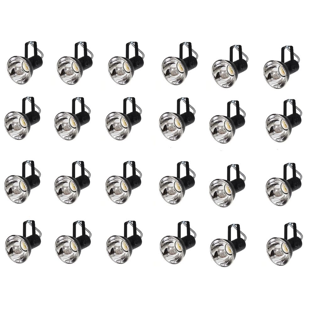 Kit 24 Spot Trilho Perfilado Eletro calha Par20 Bulbo OL5